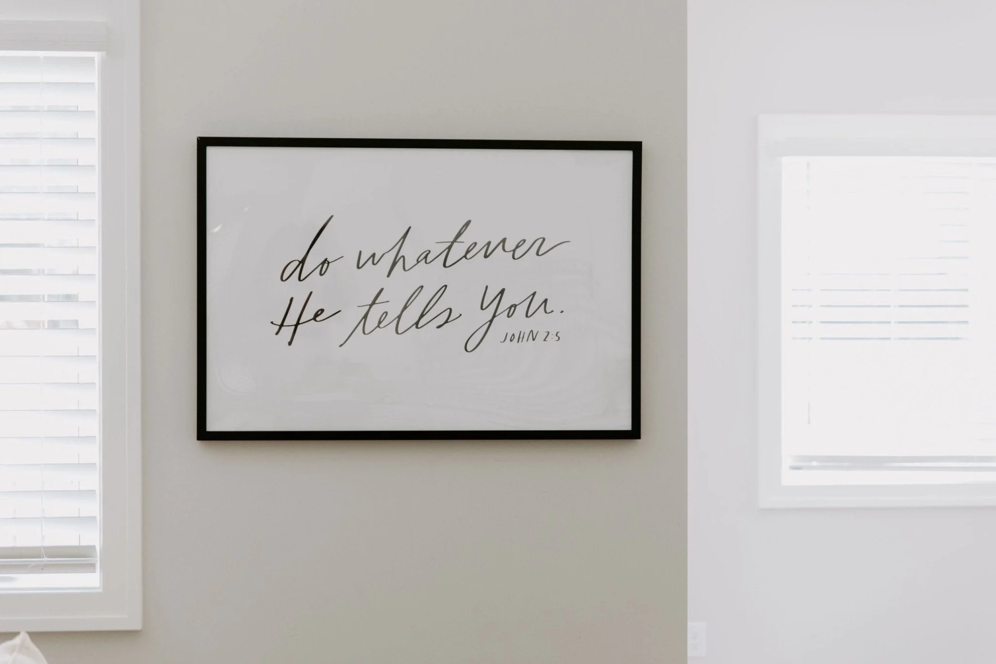 Do Whatever He Tells You (John 2:5 Poster) - Image 2