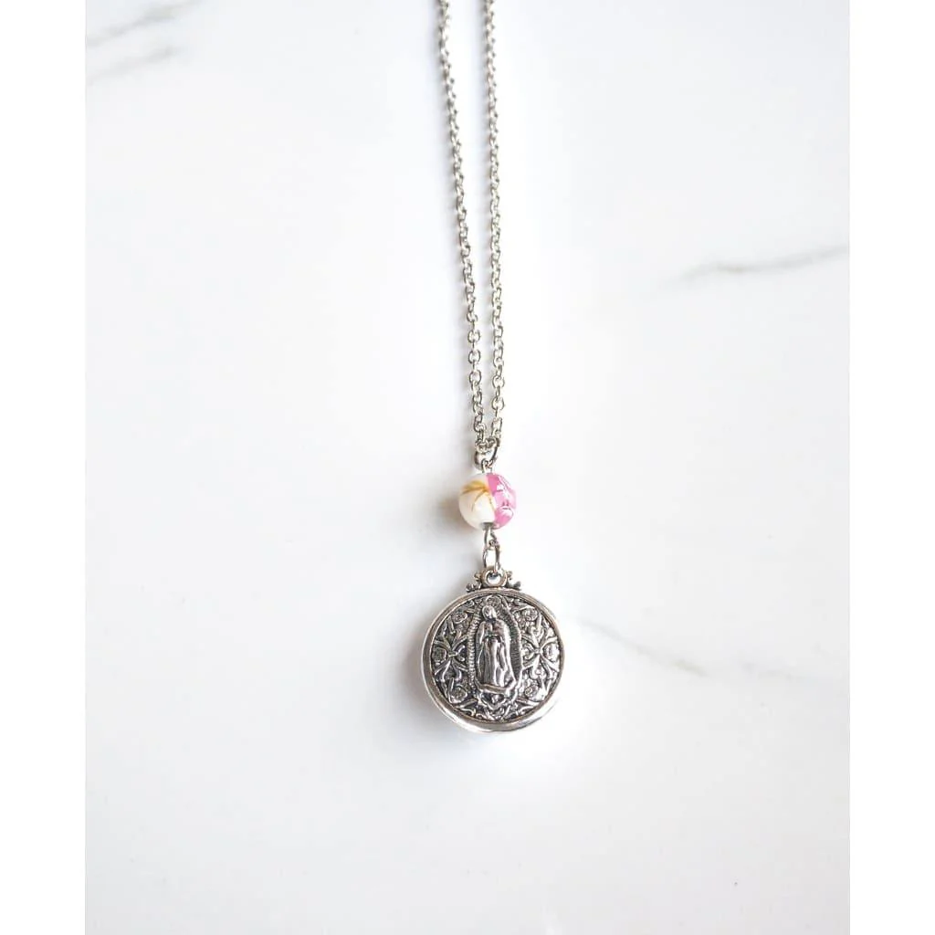 Double Sided Our Lady of Guadalupe Layering Necklace - Image 3