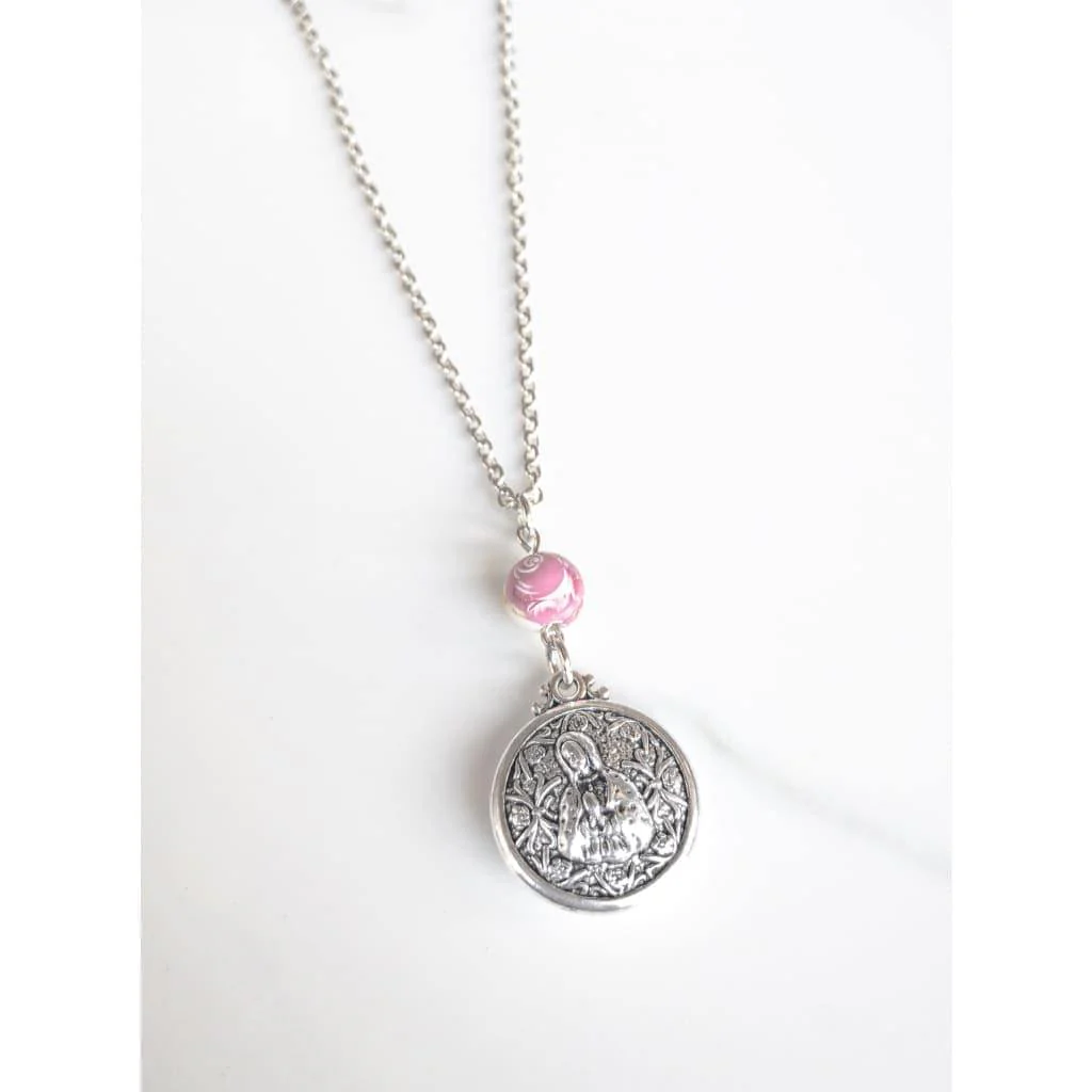 Double Sided Our Lady of Guadalupe Layering Necklace - Image 7