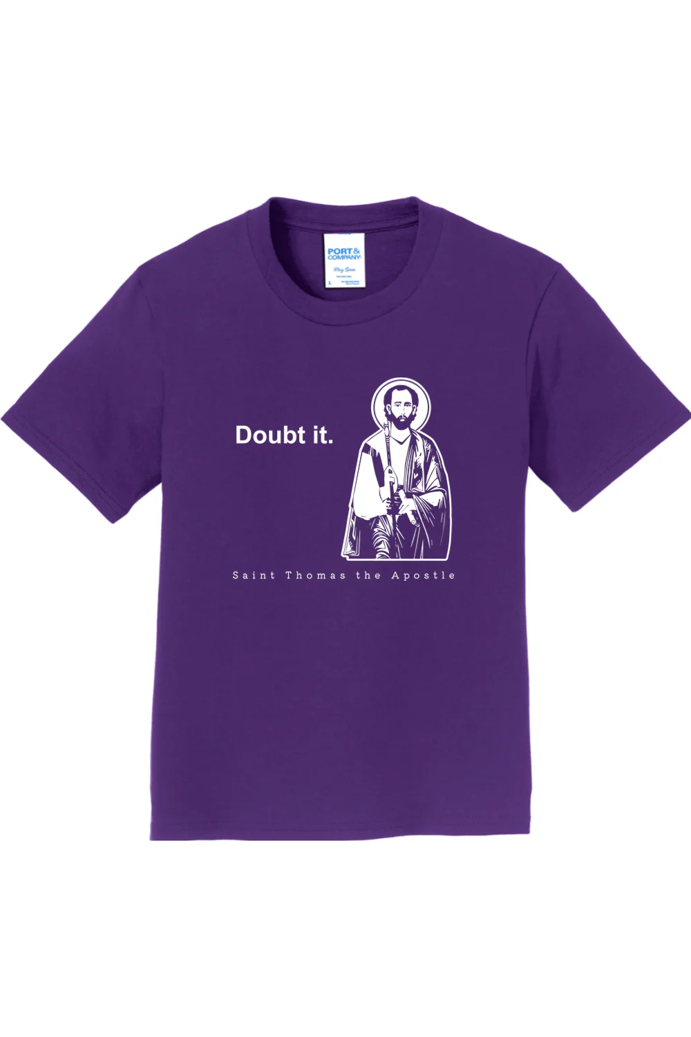 Doubt it - St. Thomas the Apostle Youth T-Shirt - Image 7