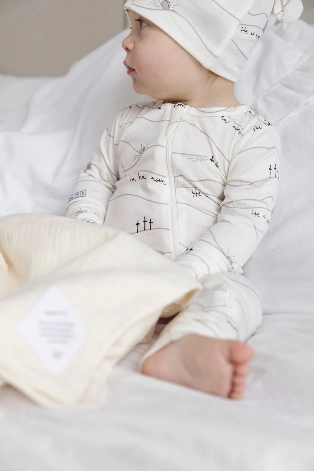 Early Sunday Morning PJ Footless Onesie Bamboo - Image 2