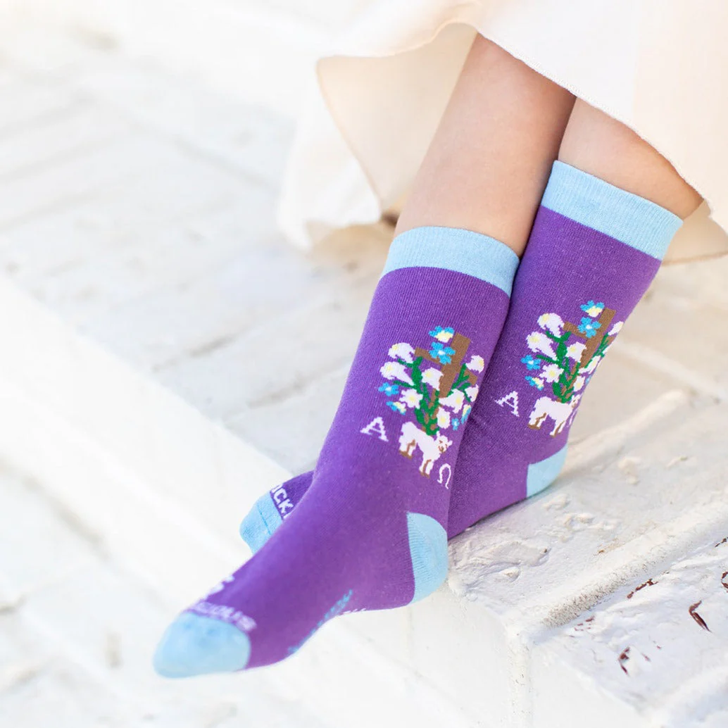 Easter Bloom Kids Socks - Image 5