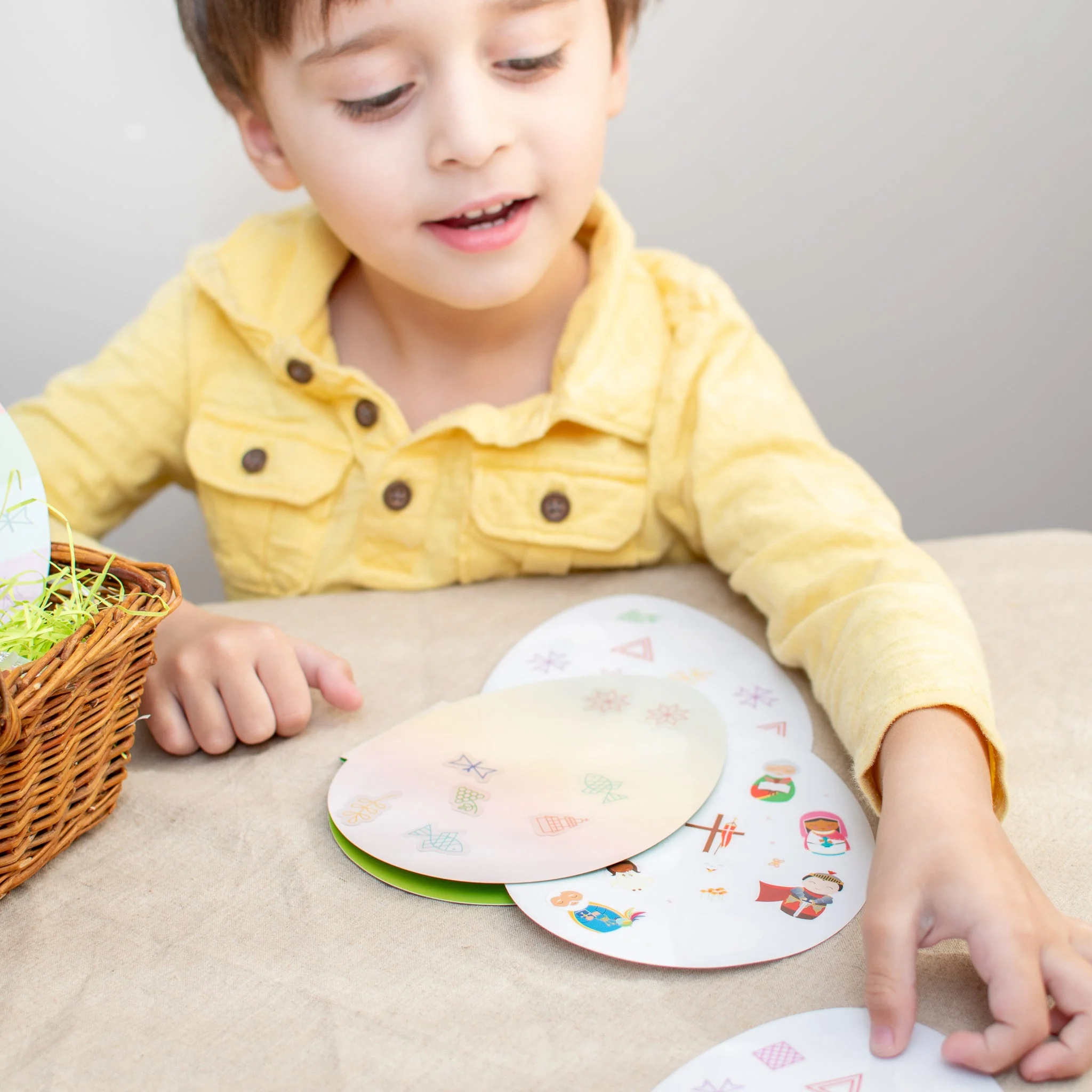 Easter Egg & Scene Reusable Sticker Set - Image 3