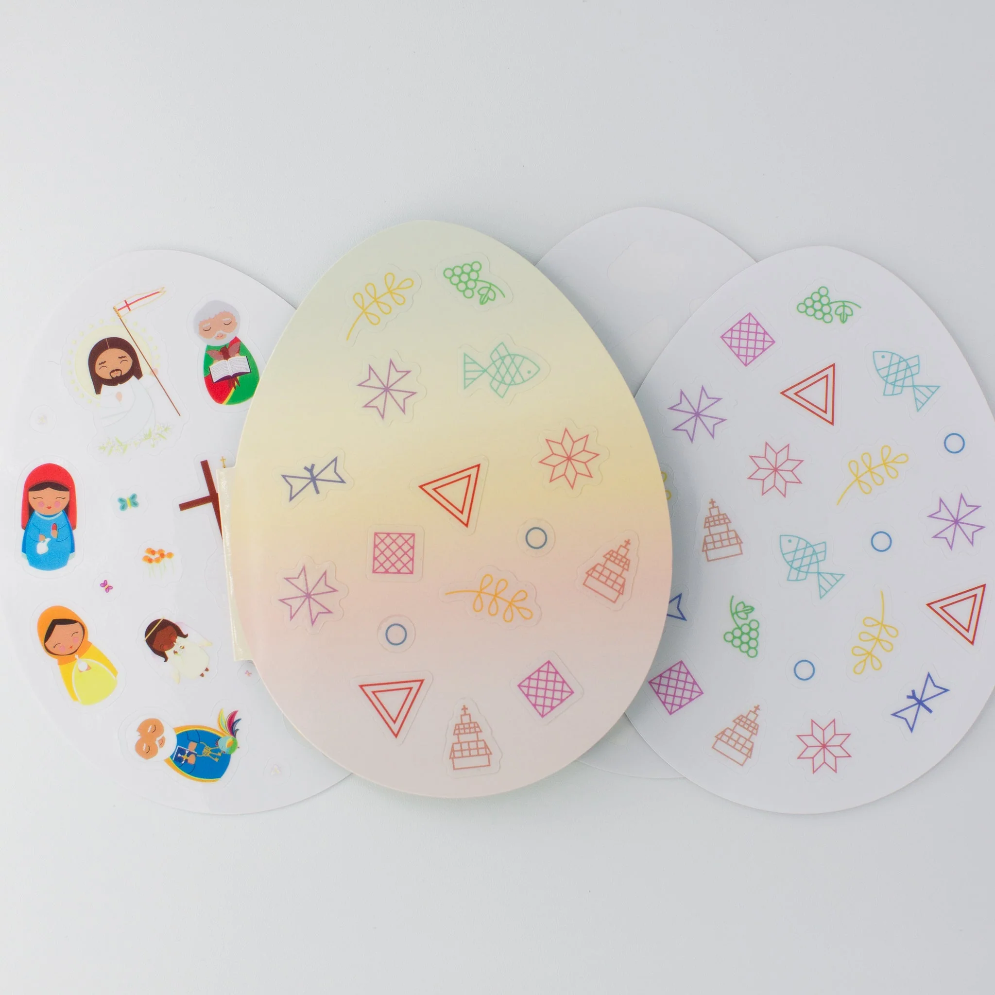Easter Egg & Scene Reusable Sticker Set - Image 4