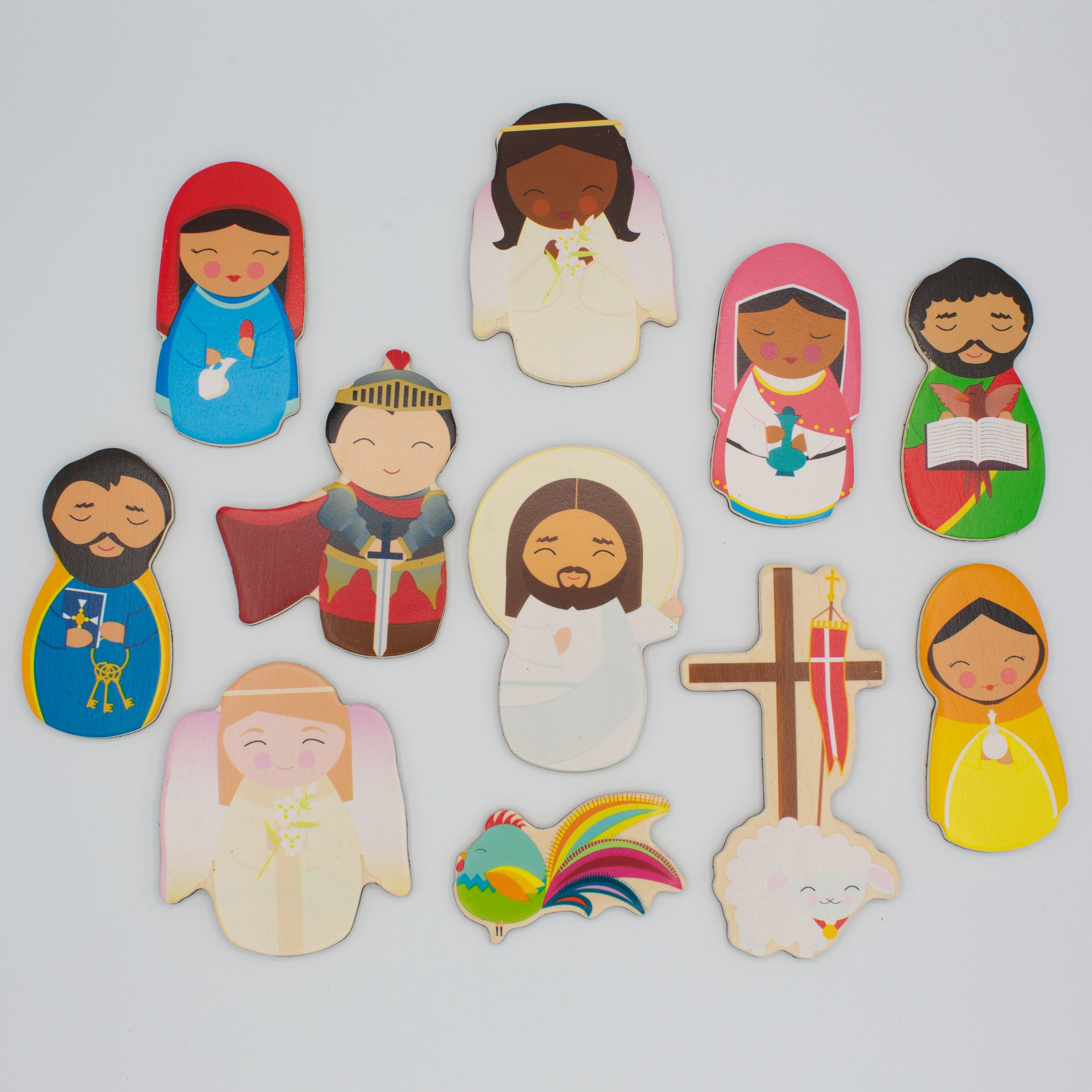 Easter Morning Wooden Magnet Set - Image 3