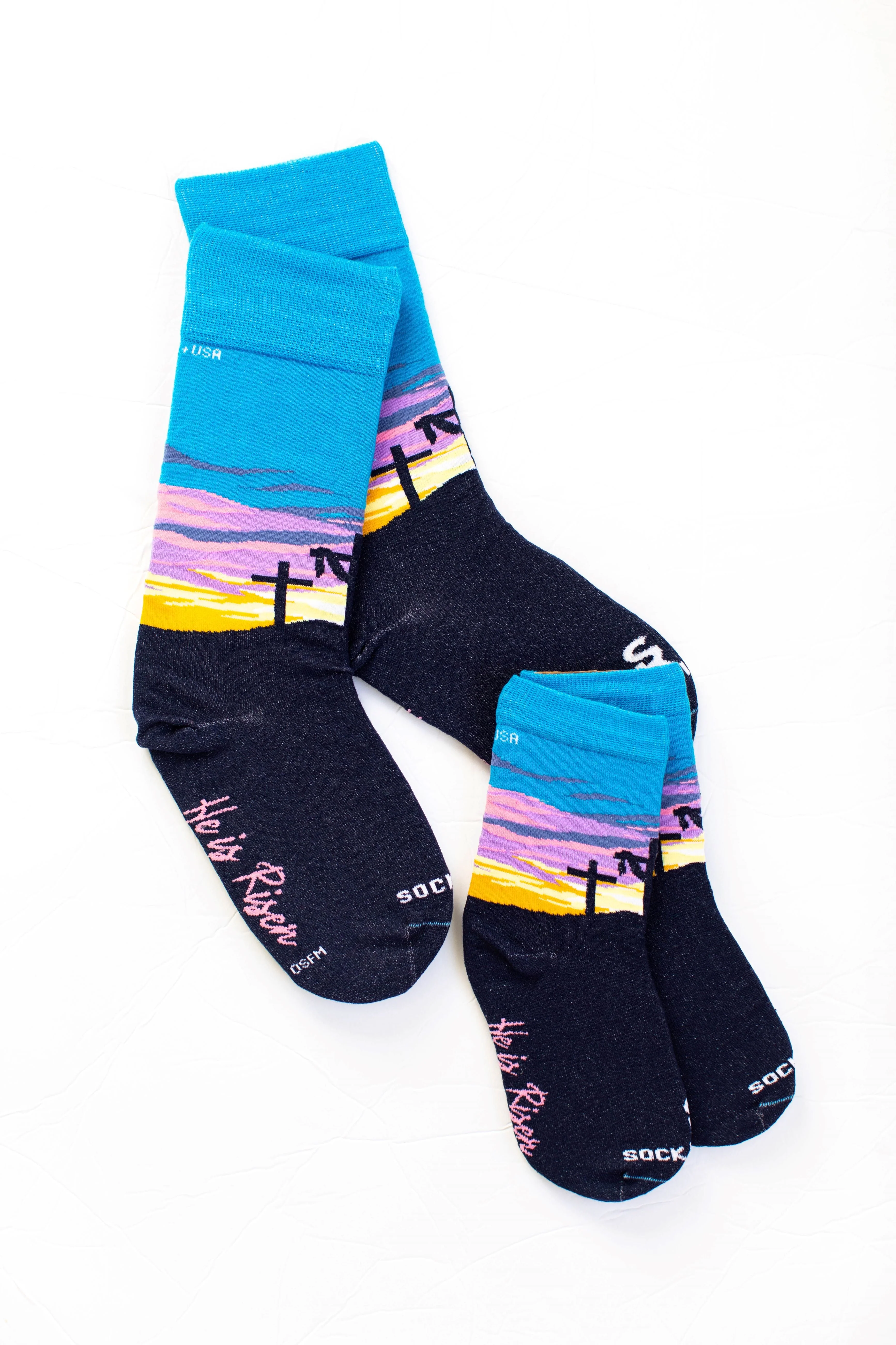 Easter Sunrise Adult XL Socks - Image 2