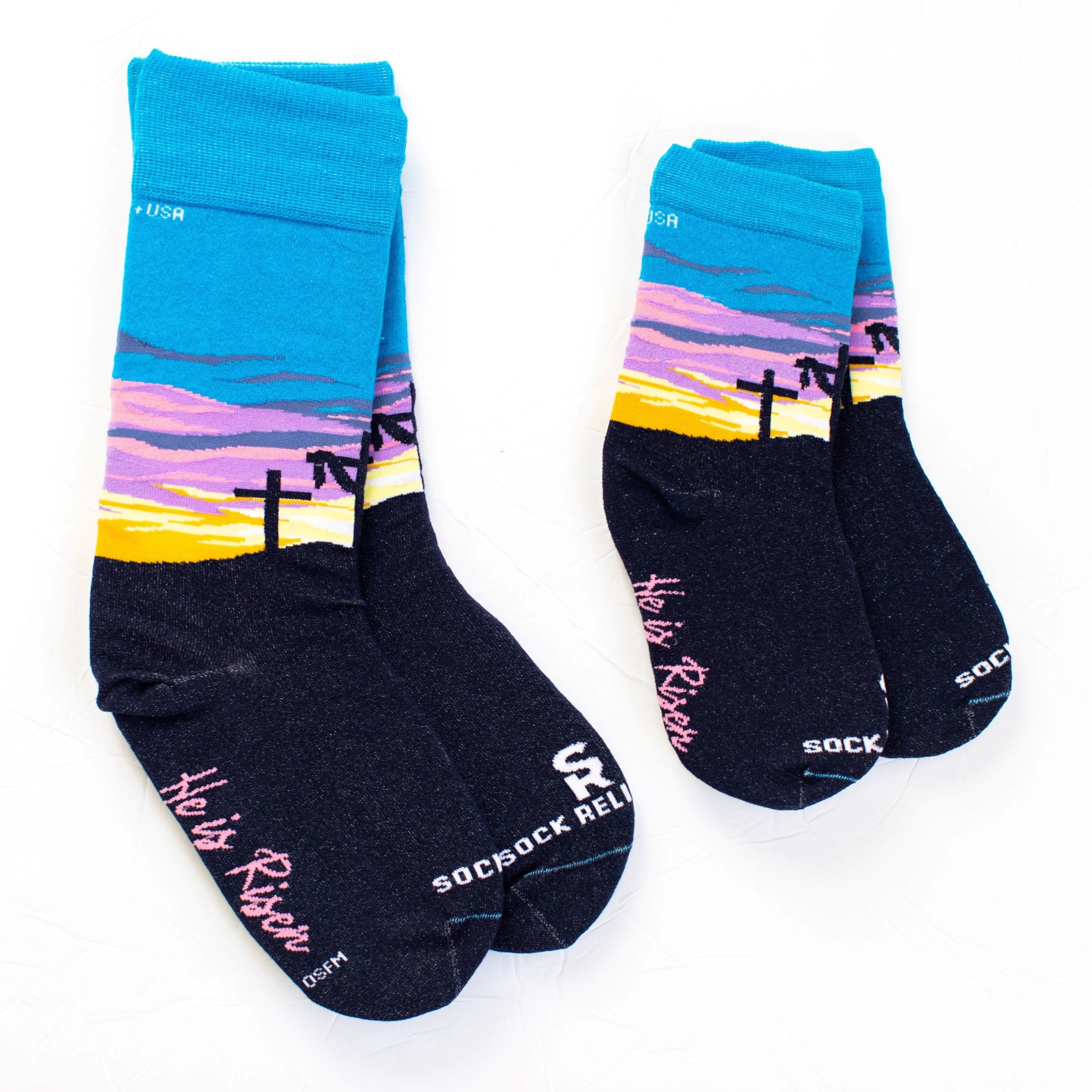 Easter Sunrise Kids Socks - Image 2