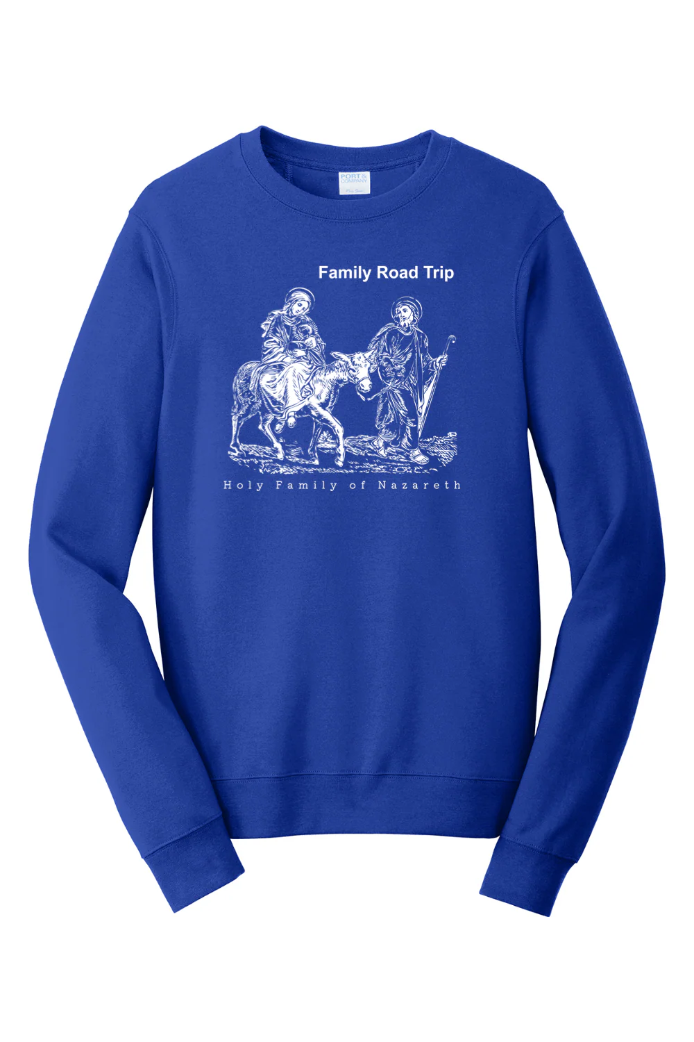 Family Road Trip - Holy Family Crewneck Sweatshirt - Image 3