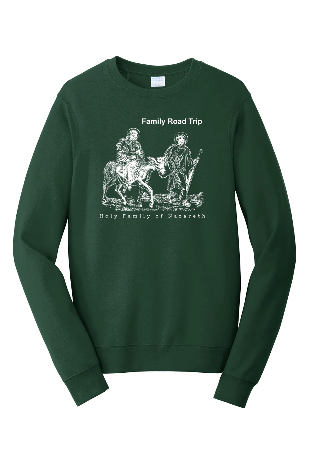 Family Road Trip - Holy Family Crewneck Sweatshirt - Image 6