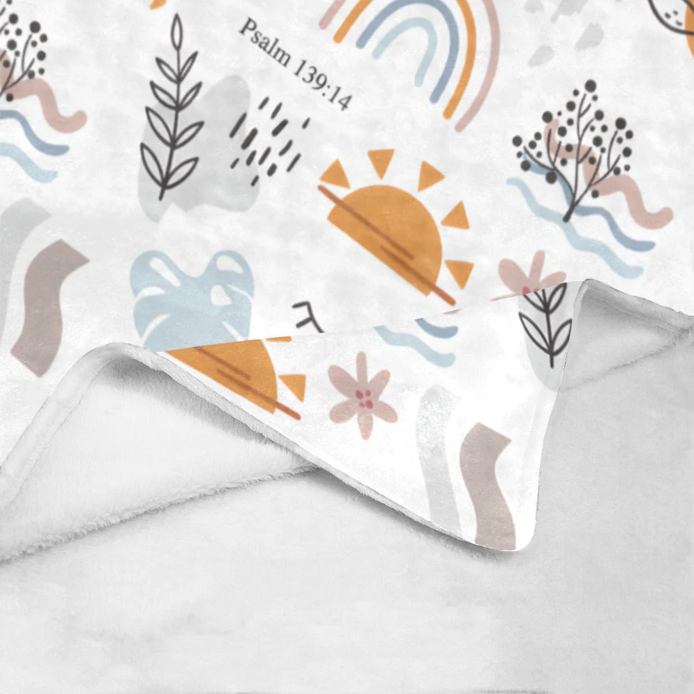 Fearfully and Wonderfully Made Fleece Blanket - Image 3
