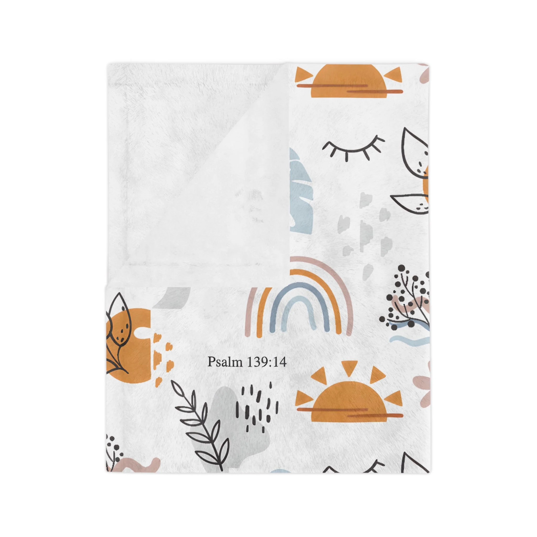 Fearfully and Wonderfully Made Fleece Blanket - Image 4