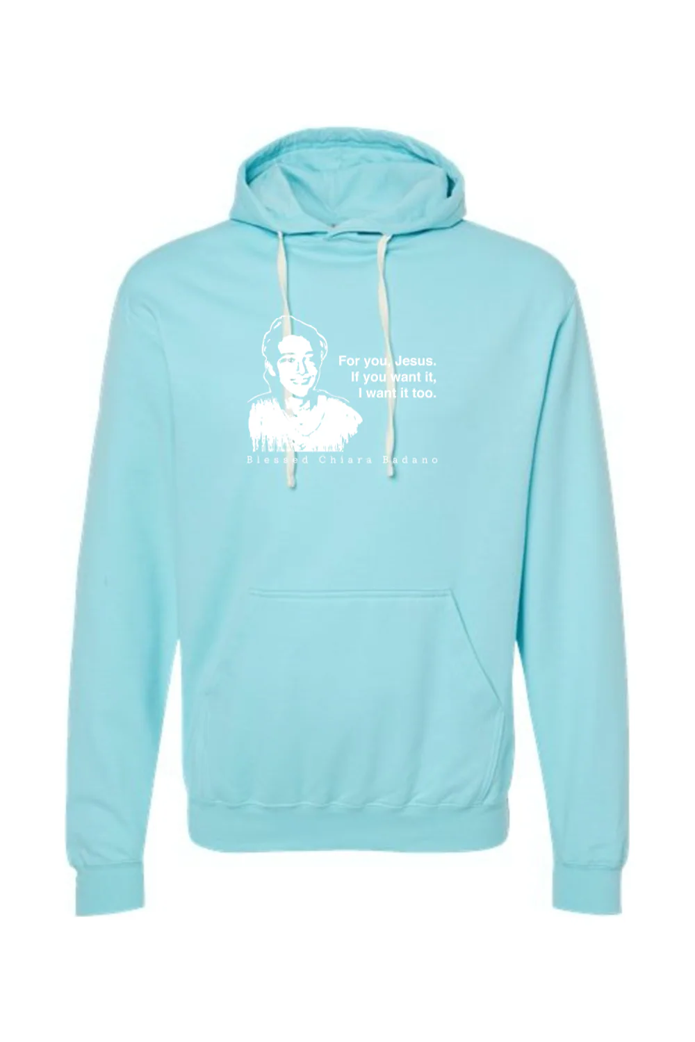 For you, Jesus - Bl. Chiara Badano Hoodie Sweatshirt - Image 11