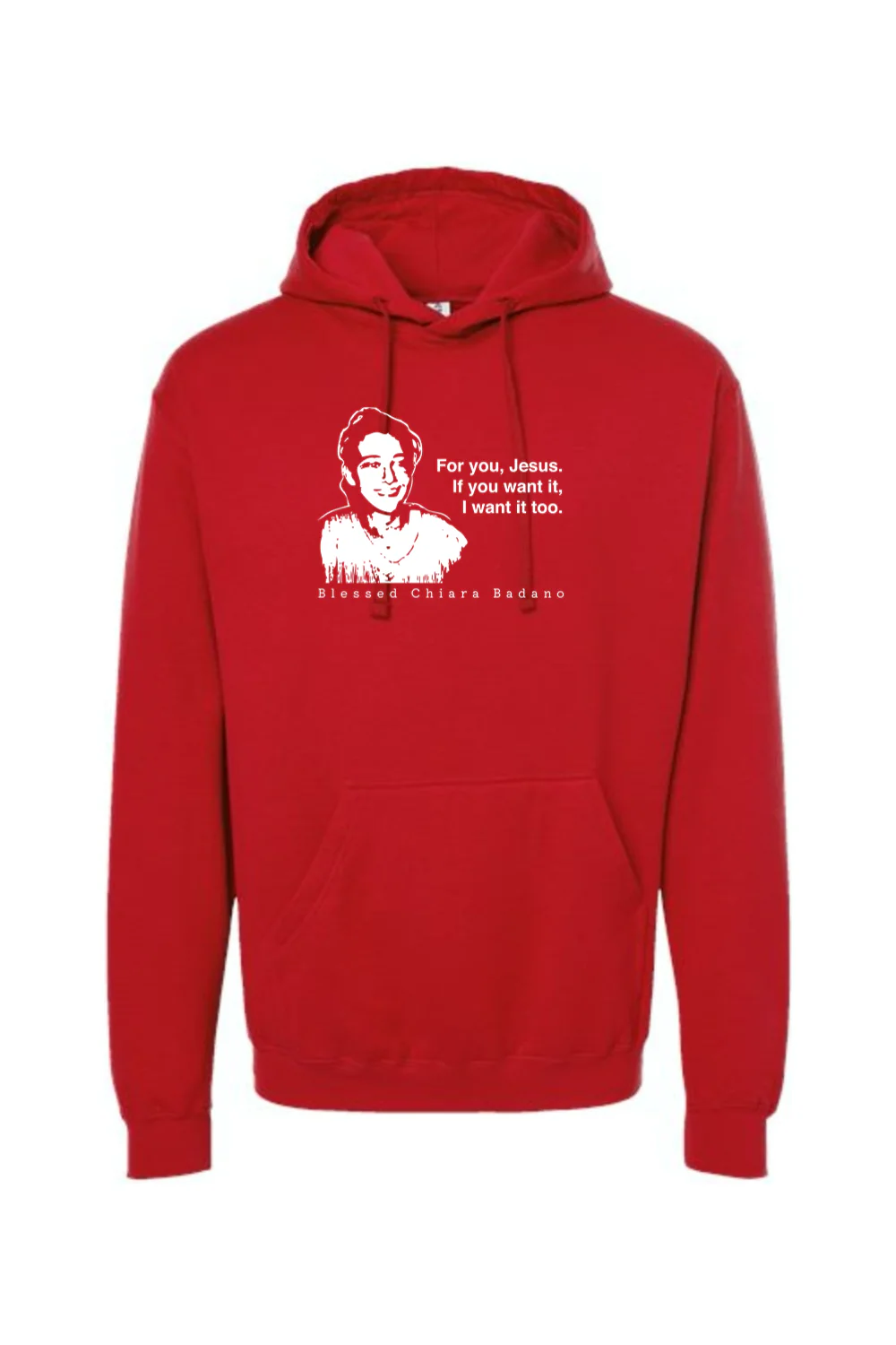 For you, Jesus - Bl. Chiara Badano Hoodie Sweatshirt - Image 12
