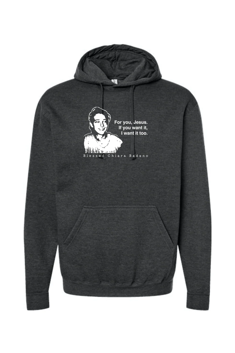 For you, Jesus - Bl. Chiara Badano Hoodie Sweatshirt - Image 6