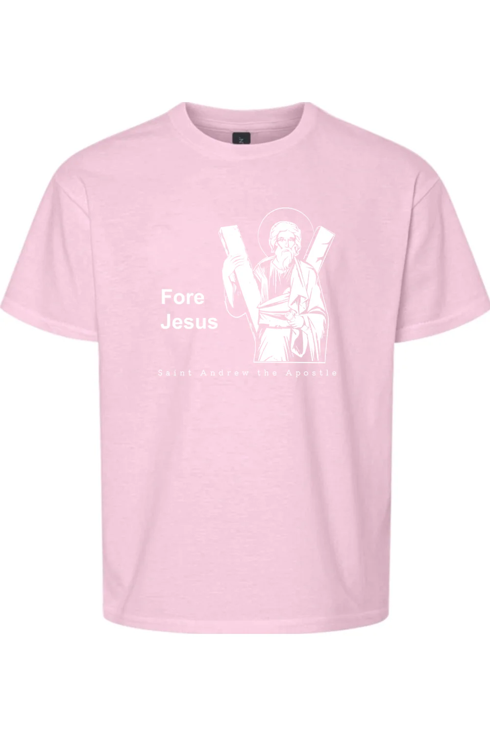 Fore Jesus - St. Andrew the Apostle Youth T-Shirt - Image 8