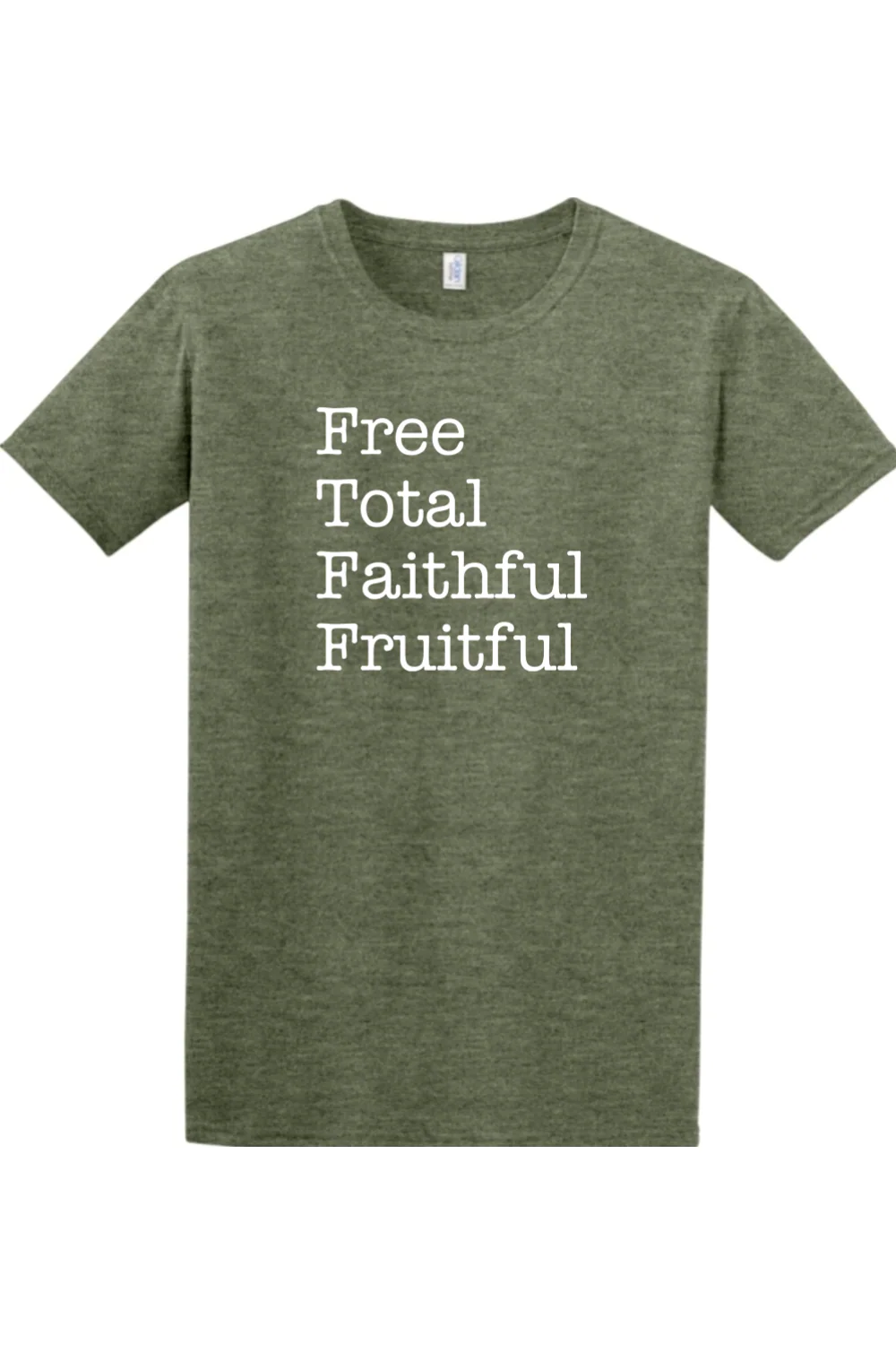 Free Total Faithful Fruitful - Theology of the Body Adult T-shirt - Image 3