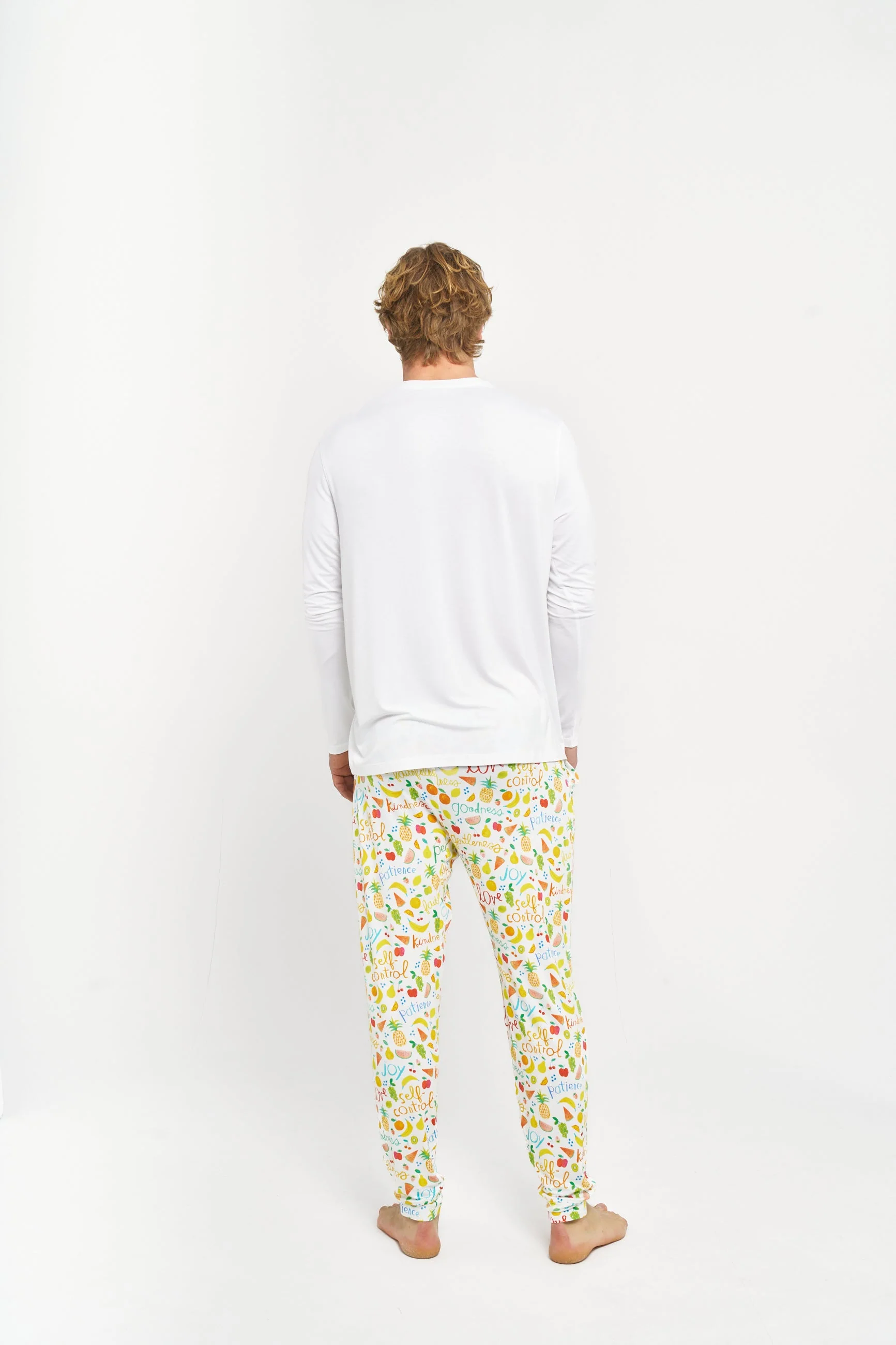 Fruit of the Spirit Men's PJ Set Bamboo - Image 4