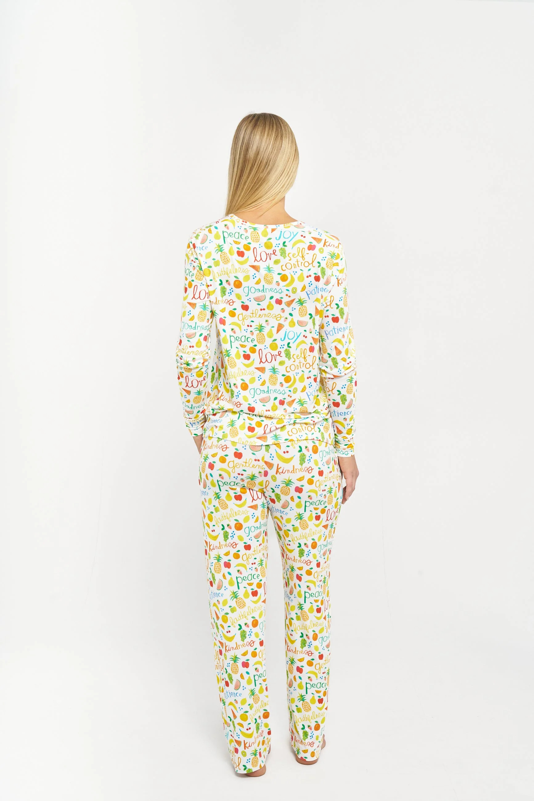 Fruit of the Spirit Women's PJ Set Bamboo - Image 4