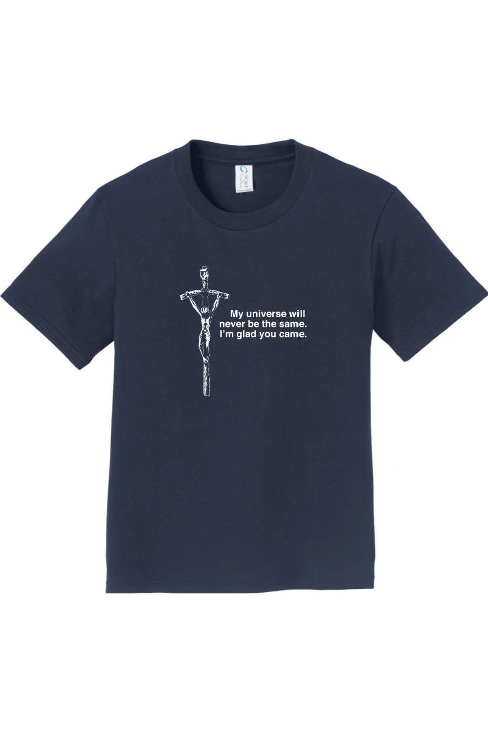 Glad He Came - Crucifix - Youth T-Shirt - Image 4
