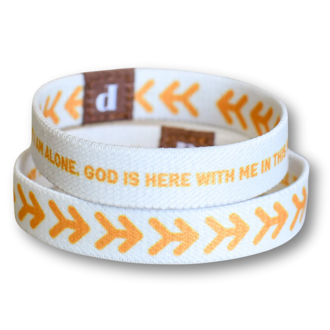 God is Here with Me Elastic Mens TruthBand - Image 4