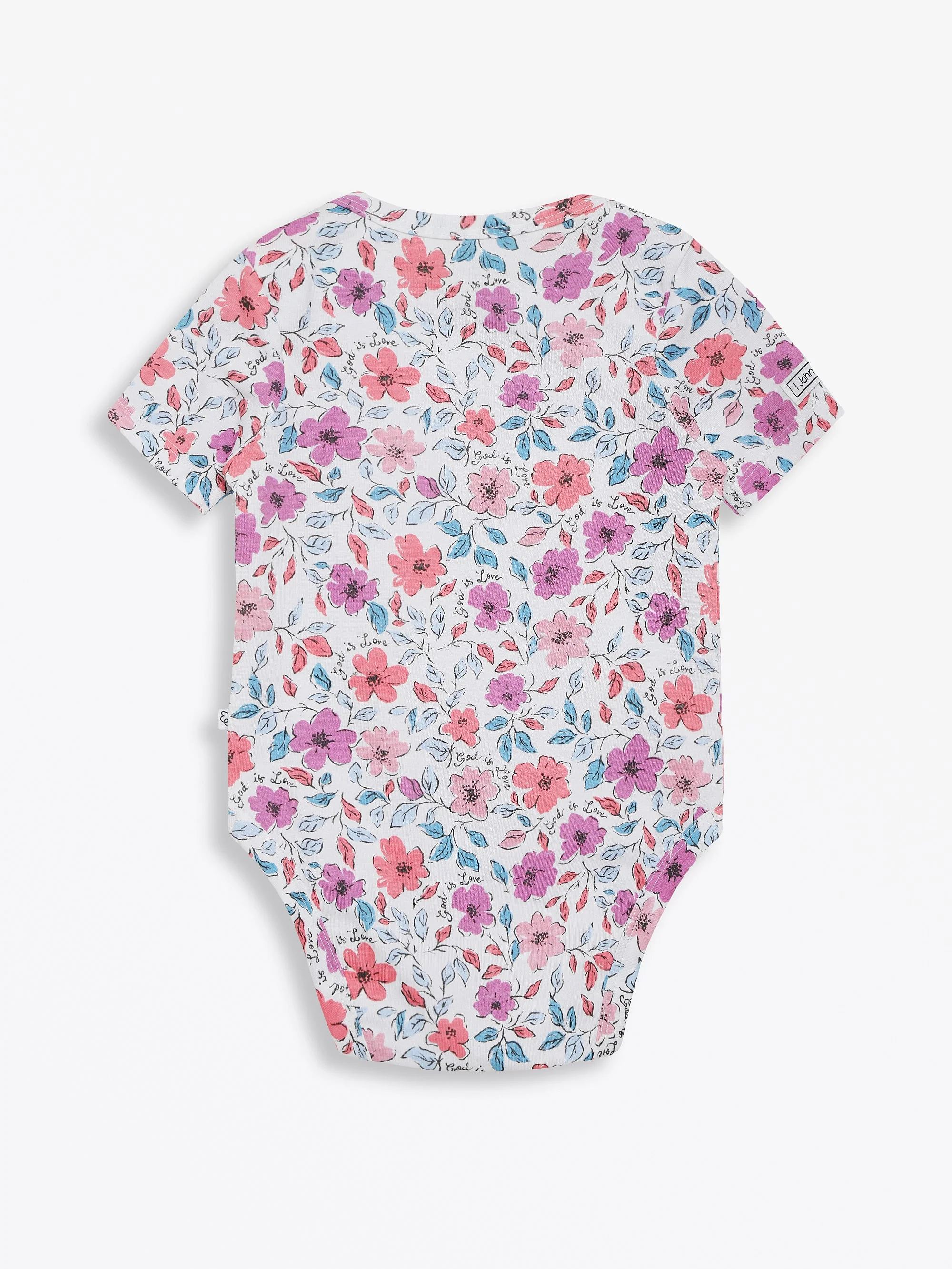 God is Love Short Sleeve Bodysuit Cotton - Image 2
