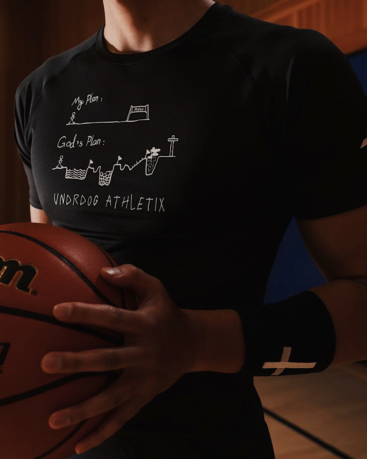 "God's Plan" Compression T-Shirt - Image 7