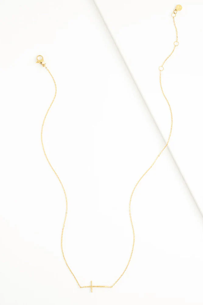 Gold Cross of Hope Necklace - Image 5