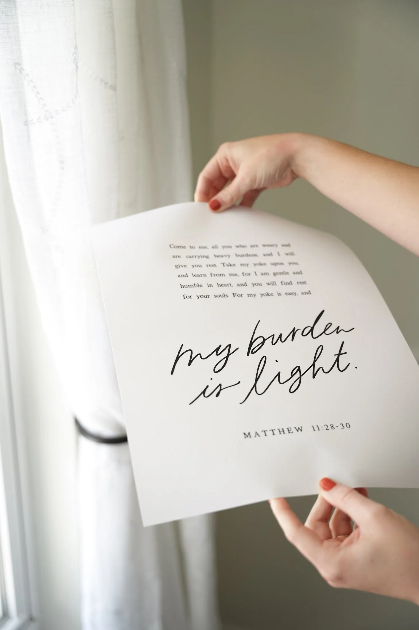 Gospel of Matthew Scripture Poster (11x14) - Image 3