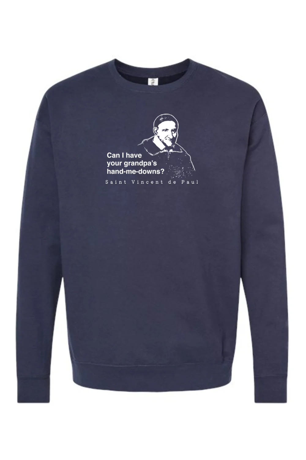 Grandpa's Hand-me-downs - St Vincent de Paul Crewneck Sweatshirt - Image 7