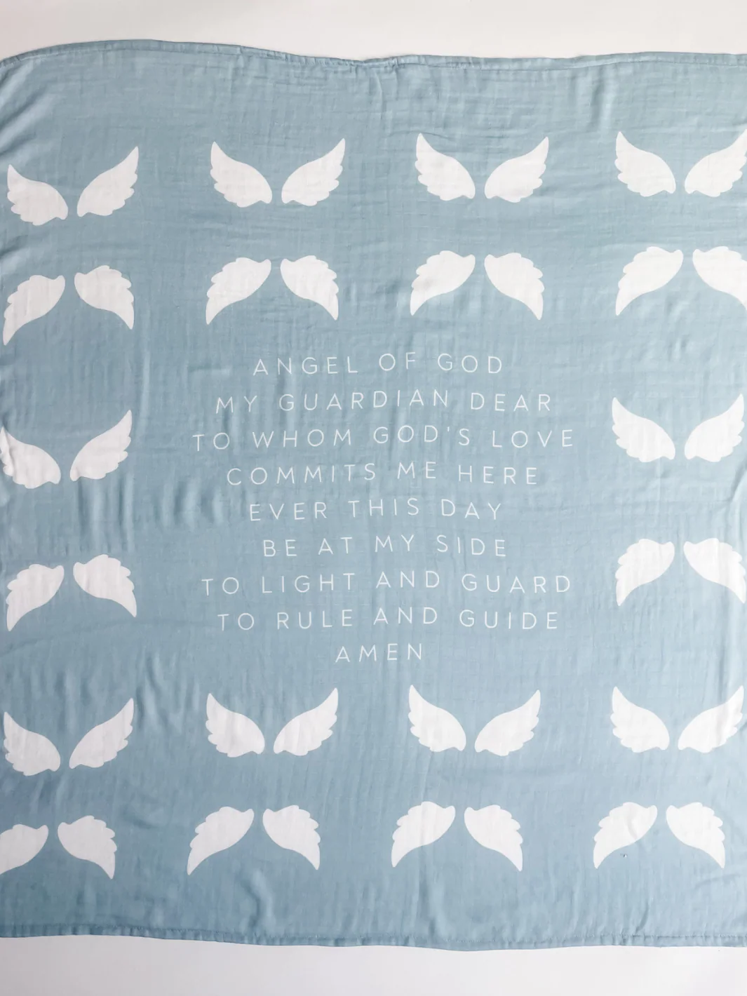 Guardian Angel Baby Swaddle (Blue) - Image 3