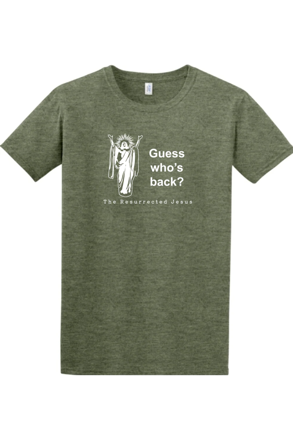 Guess Who's Back - Resurrection Jesus Adult T-Shirt - Image 4