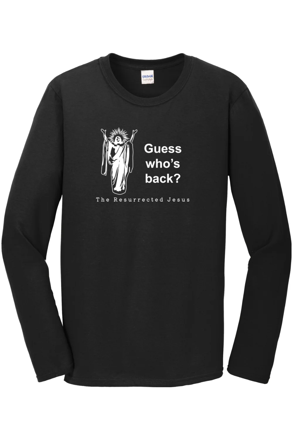 Guess Who's Back - Resurrection Jesus Long Sleeve - Image 5