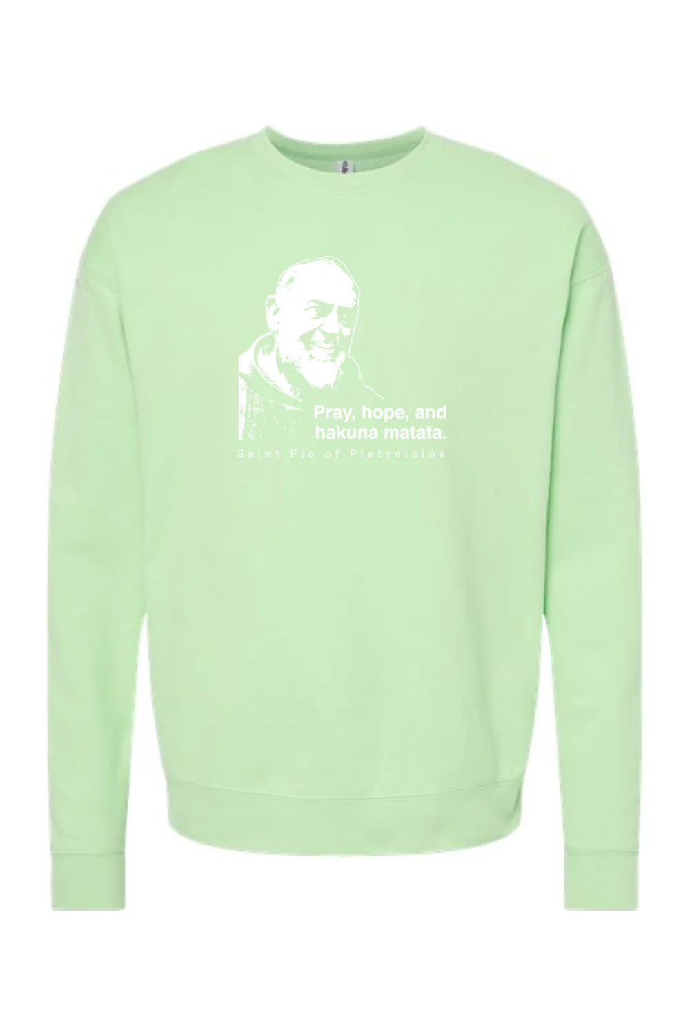 Hakuna Matata - St. Padre Pio Crewneck Sweatshirt - Image 9