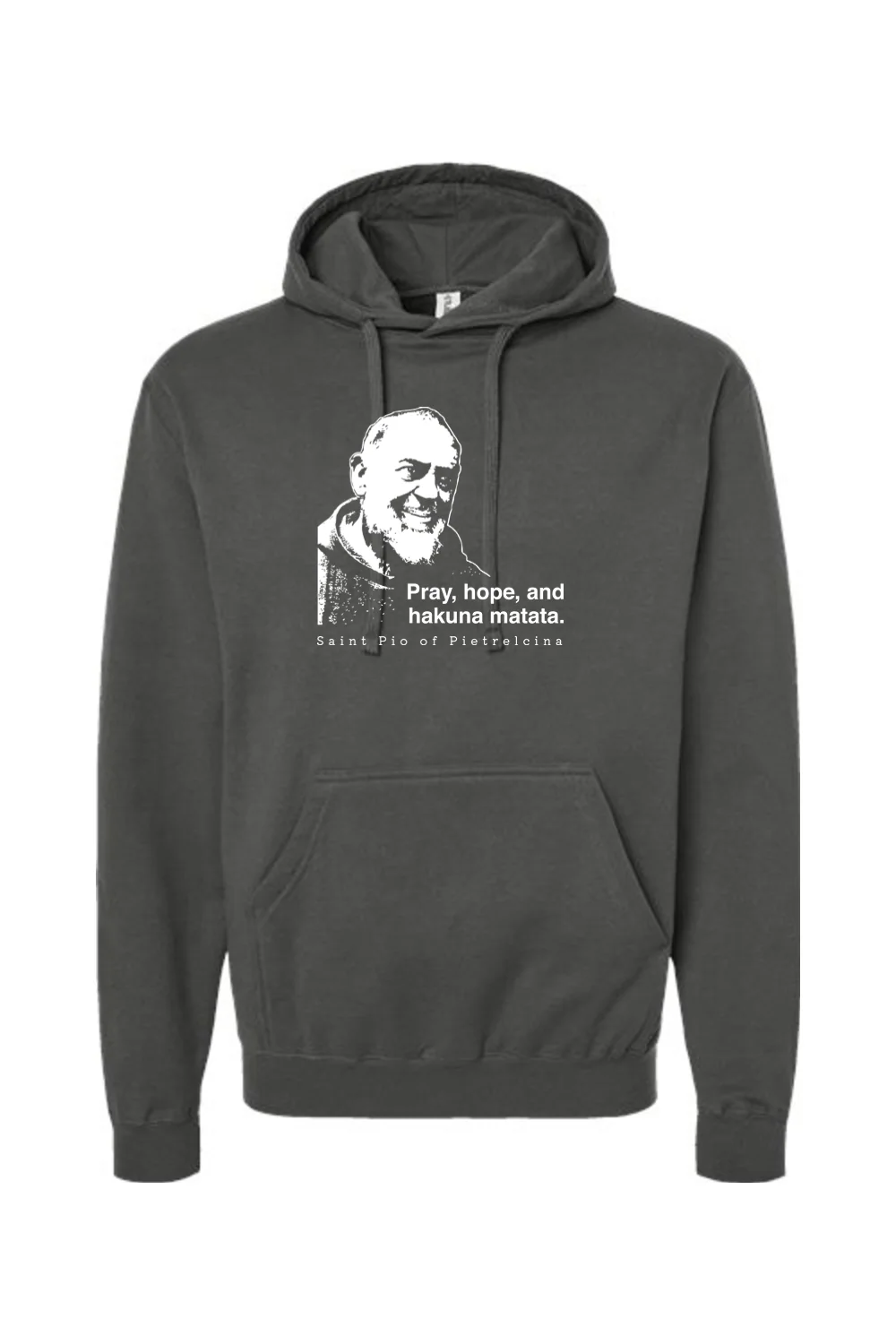 Hakuna Matata - St. Padre Pio Hoodie Sweatshirt - Image 3