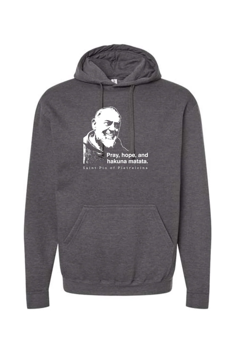 Hakuna Matata - St. Padre Pio Hoodie Sweatshirt - Image 4