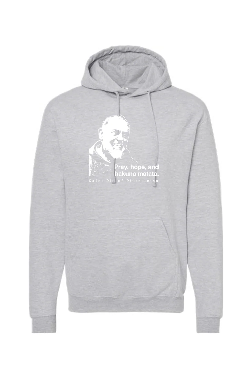Hakuna Matata - St. Padre Pio Hoodie Sweatshirt - Image 7