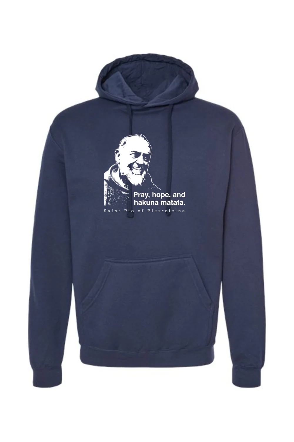 Hakuna Matata - St. Padre Pio Hoodie Sweatshirt - Image 9