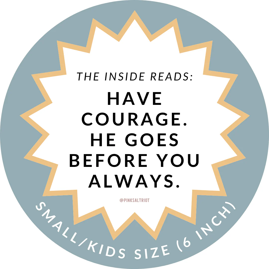 Have Courage Blue Floral Kids TruthBand - Image 2
