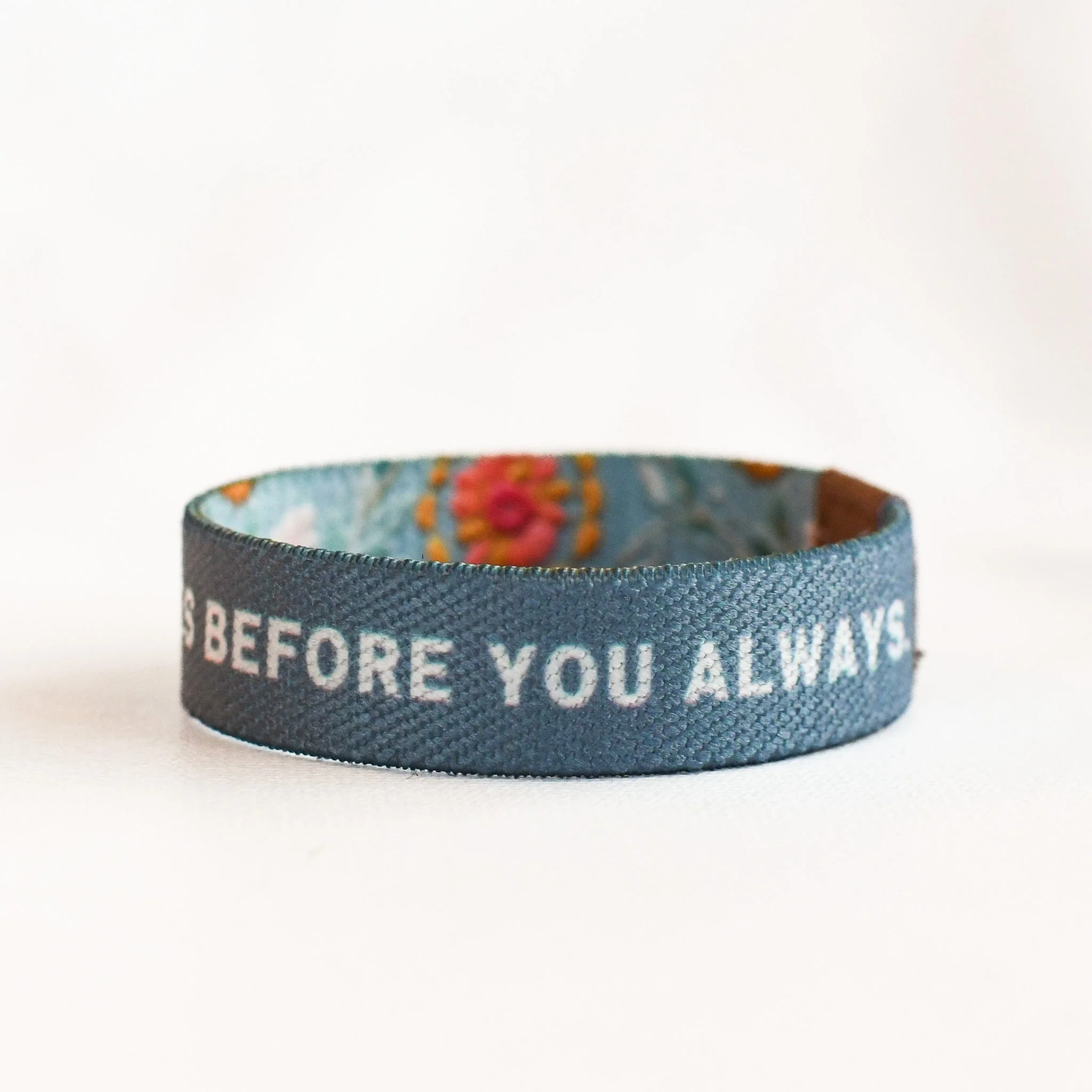 Have Courage Blue Floral Kids TruthBand - Image 6