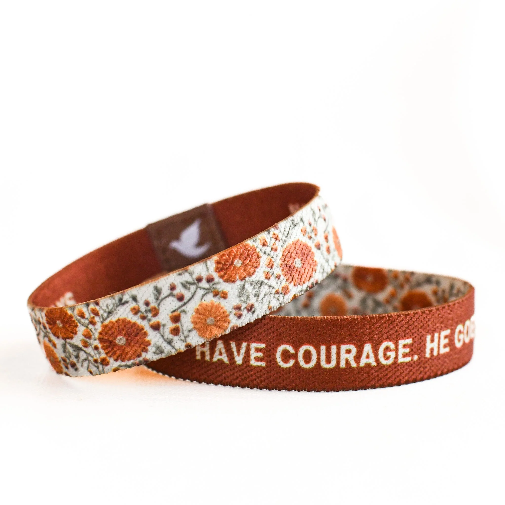 Have Courage Golden Floral Womens TruthBand - Image 4