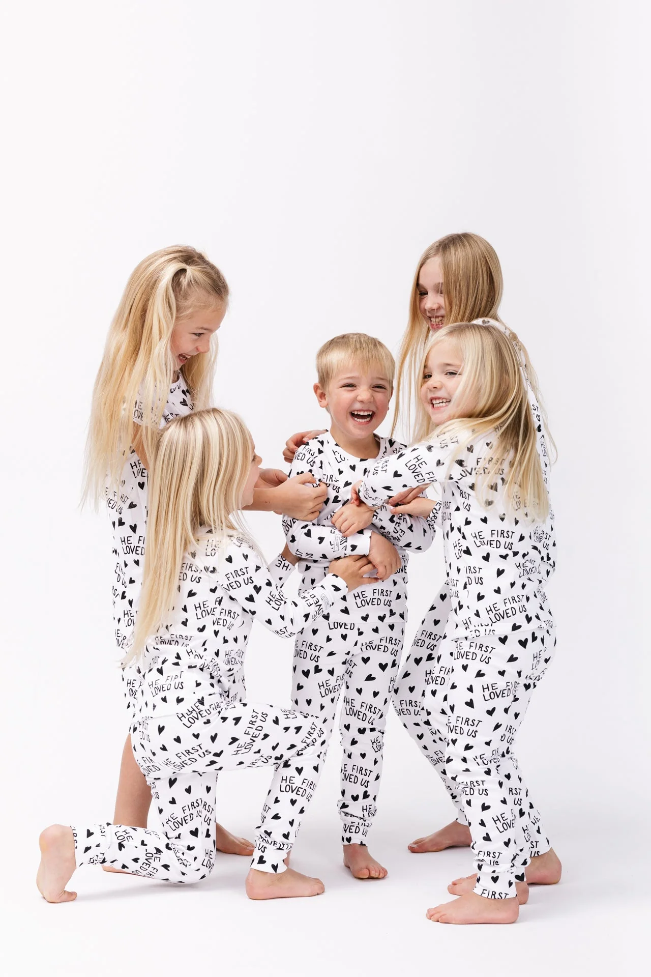 He First Loved Us PJ Long Sleeve Set Cotton - Image 4