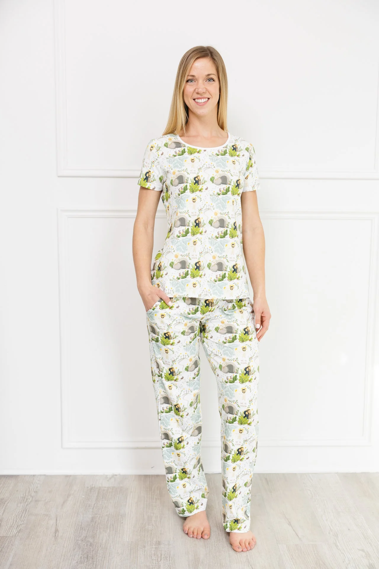 He Is Risen Women's PJ Relaxed Set Cotton