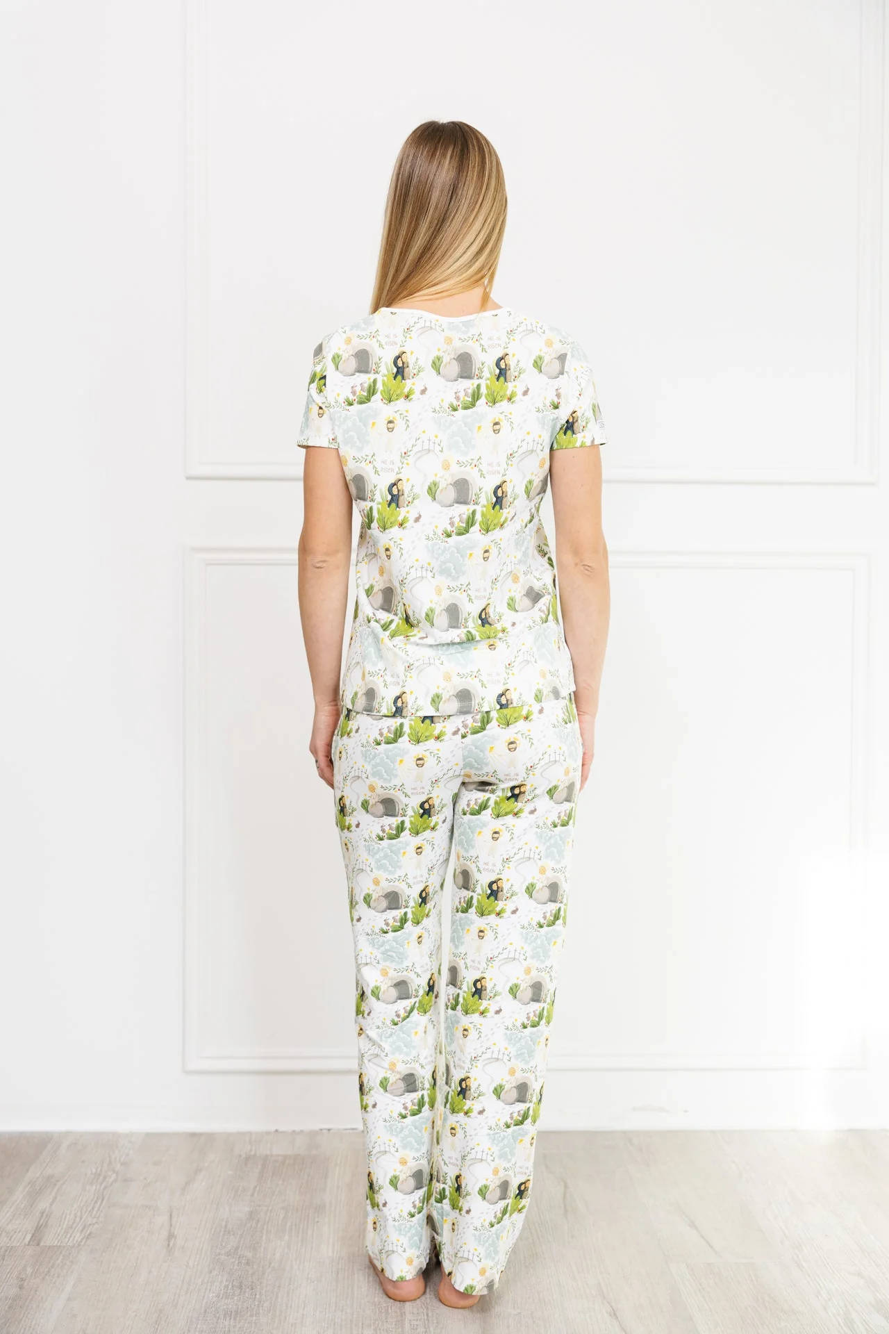 He Is Risen Women's PJ Relaxed Set Cotton - Image 4