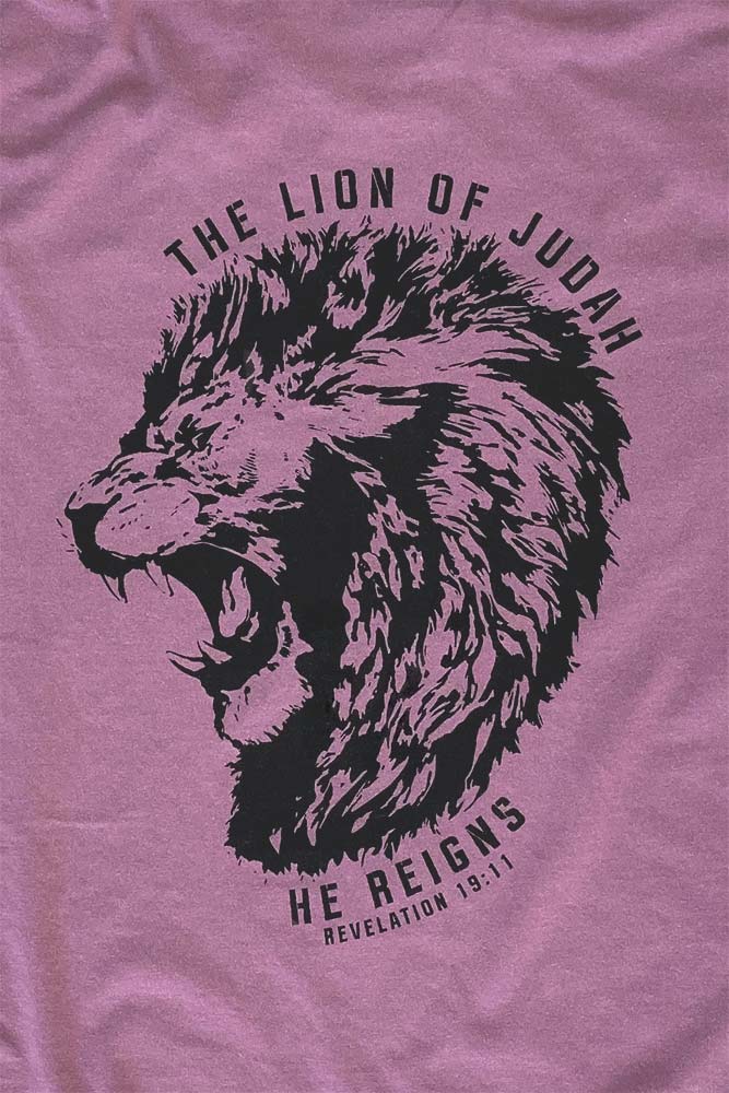 Heavyweight Lion of Judah Tee - Image 2