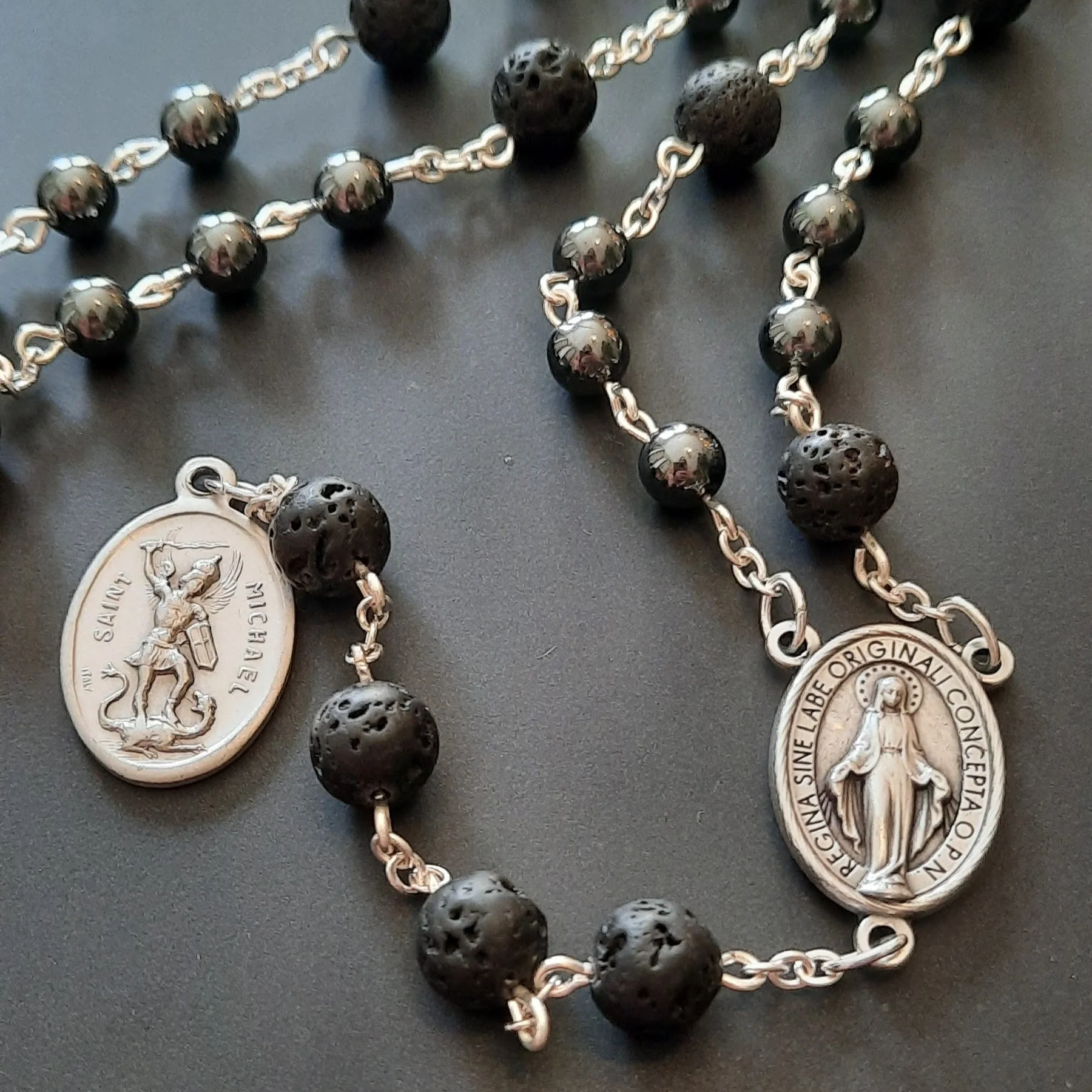 hematite St. Michael chaplet