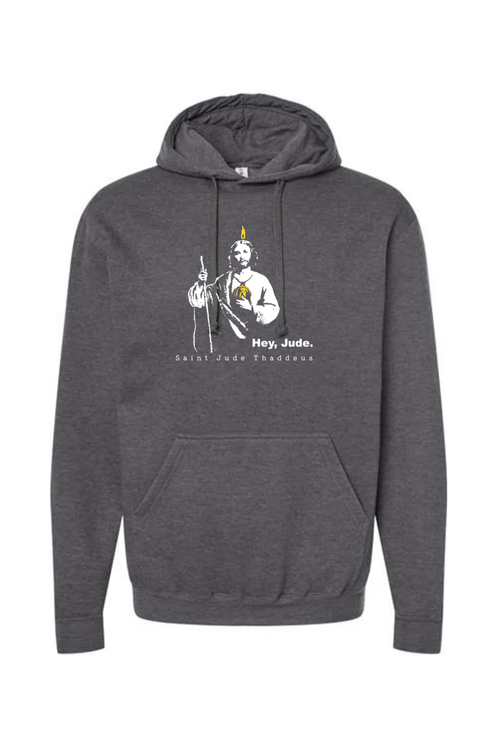 Hey, Jude - St. Jude of Thaddeus Hoodie Sweatshirt - Image 4