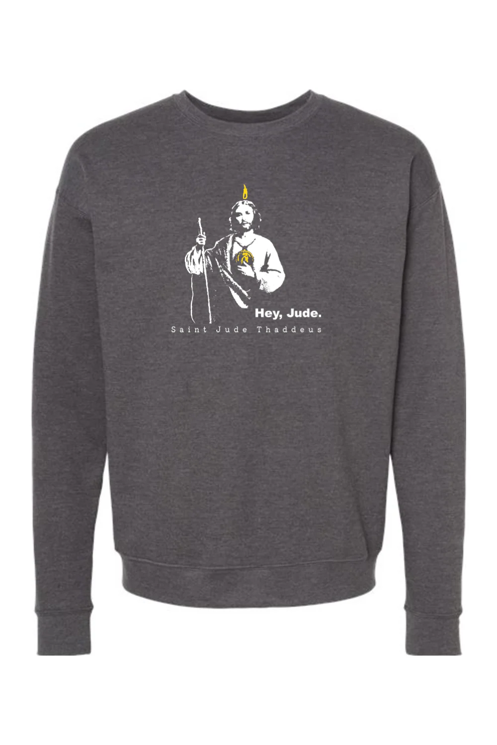 Hey, Jude - St Jude T-Shirt Crewneck Sweatshirt - Image 3