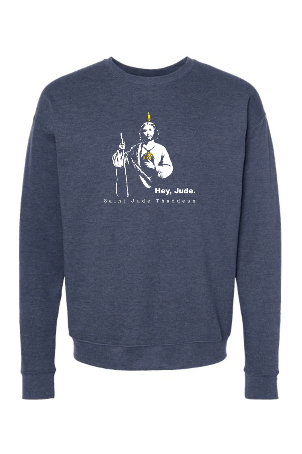 Hey, Jude - St Jude T-Shirt Crewneck Sweatshirt - Image 4