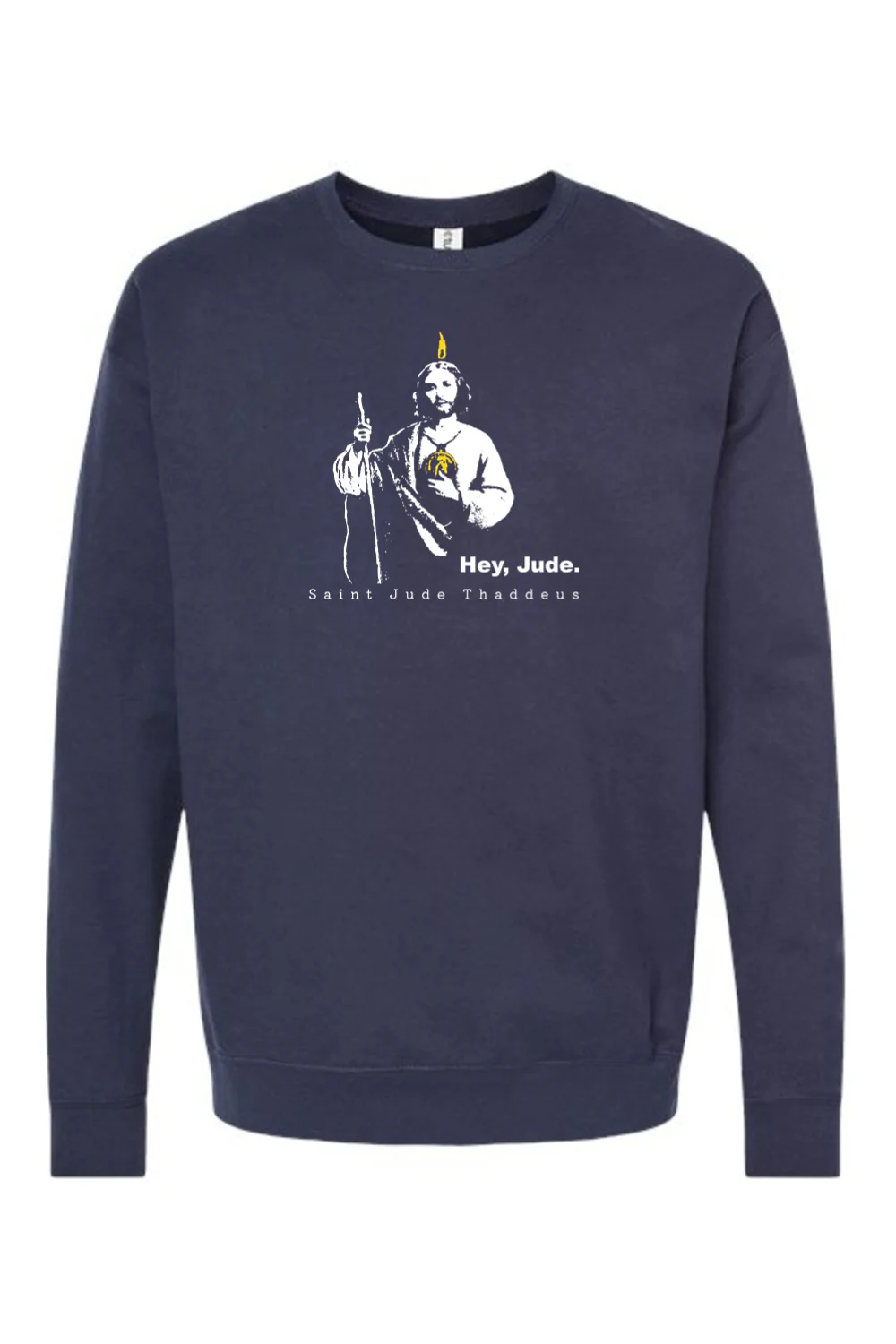 Hey, Jude - St Jude T-Shirt Crewneck Sweatshirt - Image 7