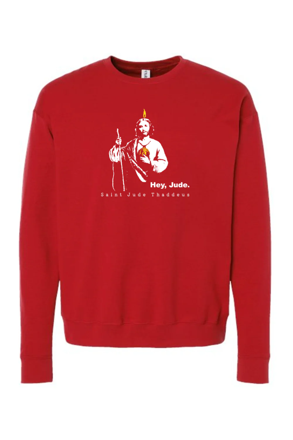 Hey, Jude - St Jude T-Shirt Crewneck Sweatshirt - Image 8